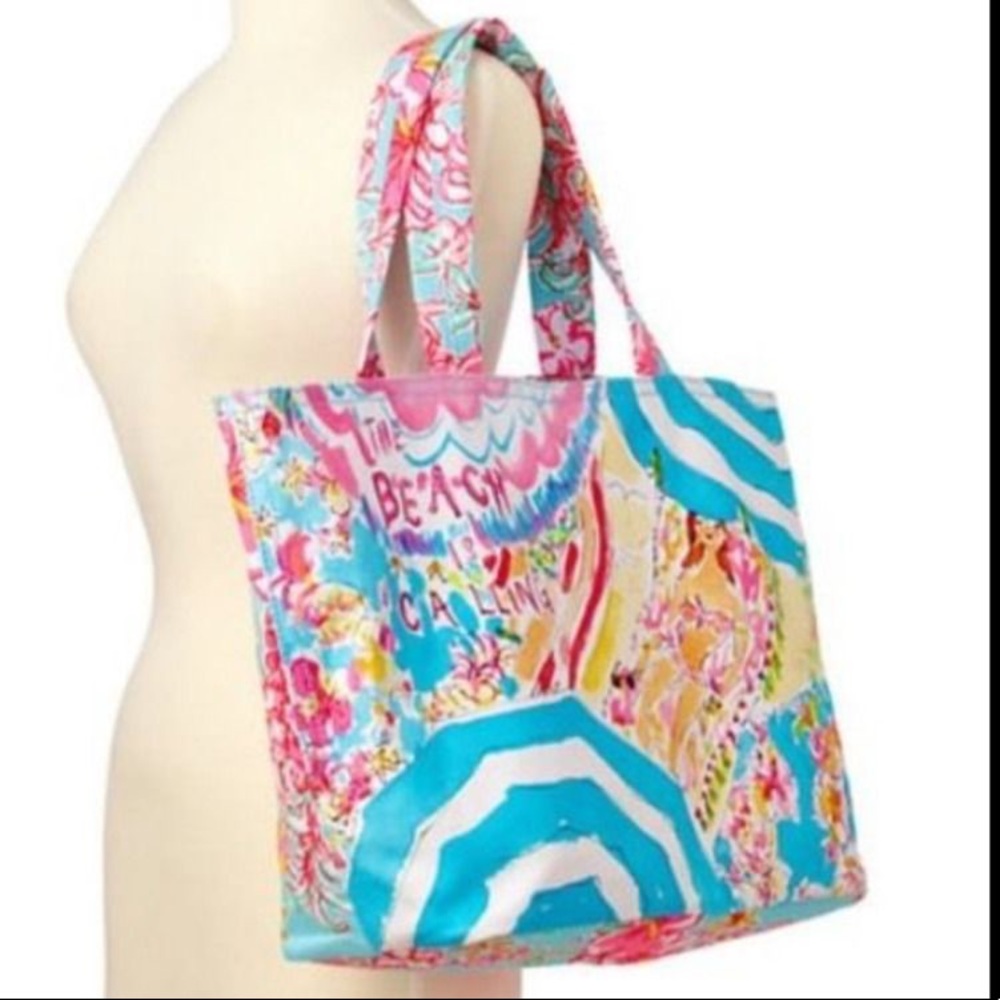 NWT Lilly Pulitzer Beach Tote- under my umbrella